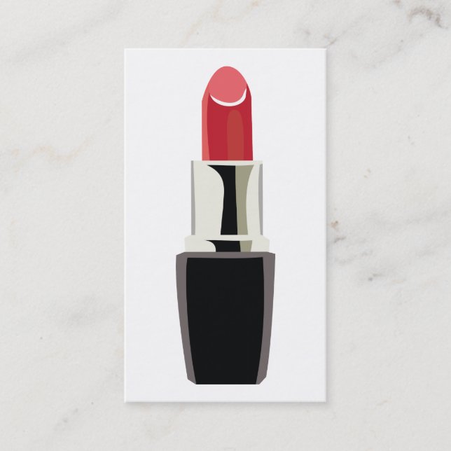 Carte De Visite Maquilleur/rouge à lèvres (Devant)