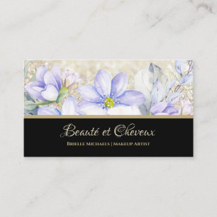 Carte De Visite Maquilleuse Fleur de Lavande