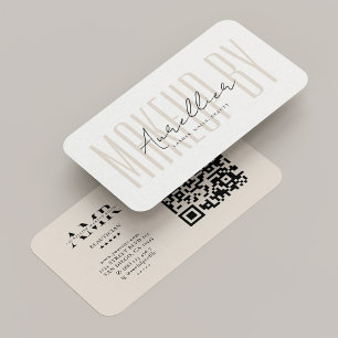 Carte De Visite Maquilleuse minimaliste Cosmétologue Esthétique Sa