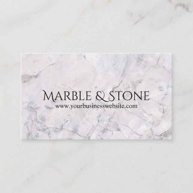 Carte De Visite Marble & Stone Countertops Business Card (Devant)