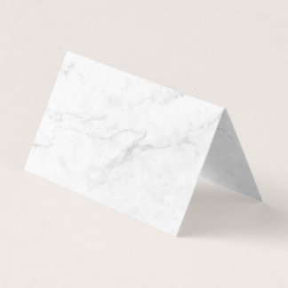 Carte De Visite Marbre Blanc