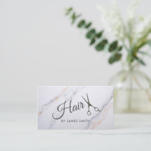 Marbre Blanc Chic pour Coiffeurs