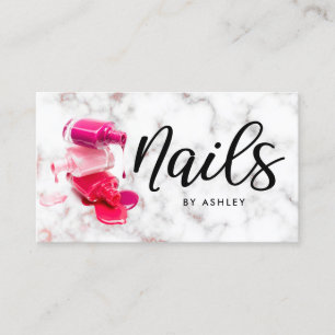 Carte De Visite Marbre Chic Nails