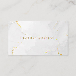 Carte De Visite Marbre doré