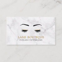Marbre Gold Lash Beauté Aftercare Instruction