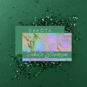 Carte De Visite Marbre millénaire   Marque Rainbow Pastel Ombre