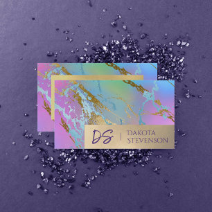 Carte De Visite Marbre millénaire   Marque Rainbow Pastel Ombre