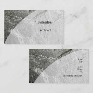 Carte De Visite Marbre moderne de l'architecte
