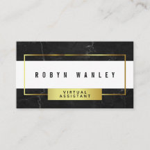 Marbre noir moderne avec le blanc et l'or