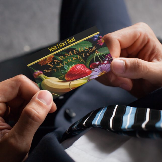 Carte De Visite Marché des agriculteurs (A) (Créateur téléchargé)