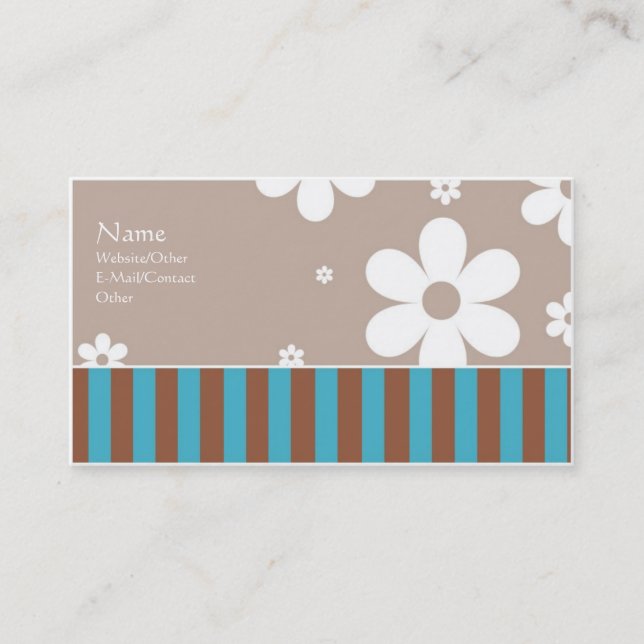 Carte De Visite Mardi après-midi (Devant)