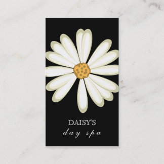 Carte de visite marguerrier noir blanc