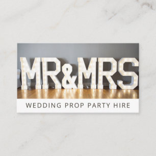 Carte De Visite Mariage Décoration Party Prop Location d'événem