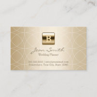 Mariage Event Planning Luxe Gold Monogramme