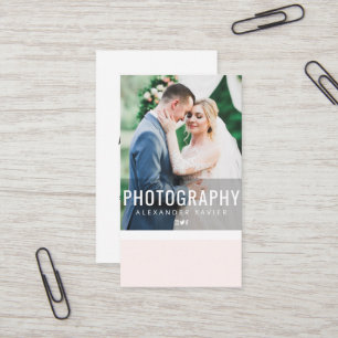 Carte de visite mariage photographe