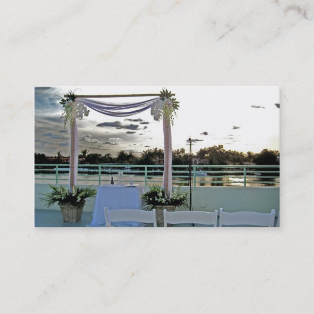 Carte De Visite mariage, planification d'événement, wedding (Devant)