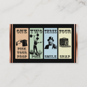 Carte De Visite Mariage vintage de signe d'appui vertical de photo