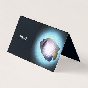 Carte De Visite Marine tropicale