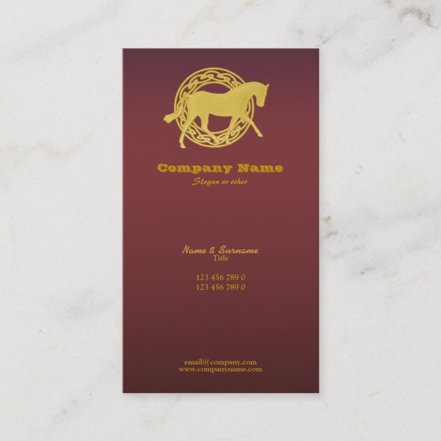Carte De Visite Marketing d'entreprise (Devant)