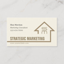 Carte de visite marketing stratégique