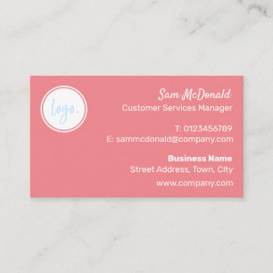 CARTE DE VISITE MARQUE DE LA COMPAGNIE DE LOGO D'AFFAIRES TRENDY P