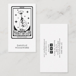 Carte De Visite Marque d'esthéticienne au Tarot