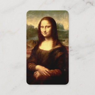 Carte De Visite Marque-page Mona Lisa