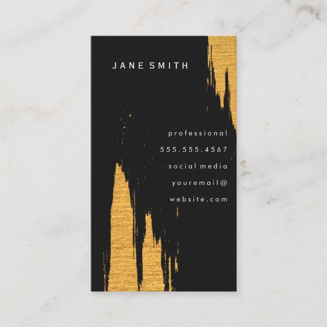 Carte De Visite Marques artistiques Gold (Devant)