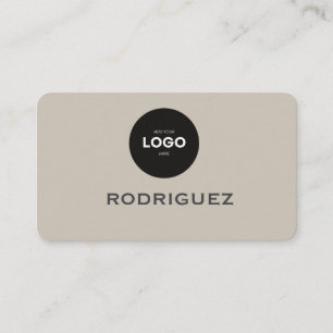 Carte de visite marron pour atelier de photographi