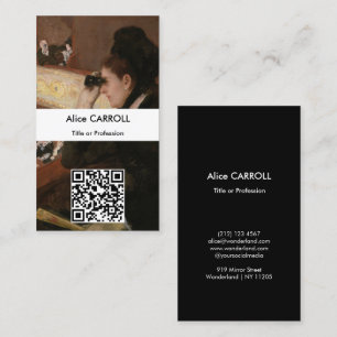 Carte De Visite Mary Cassatt - Dans le journal - Code QR