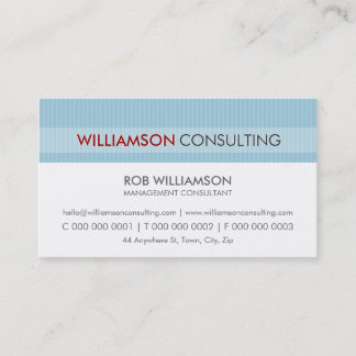 CARTE DE VISITE MASCULINE :: pinstripe minimal 14