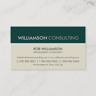 CARTE DE VISITE MASCULINE :: pinstripe minimal 2