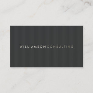 CARTE DE VISITE MASCULINE :: simple pinstripe 1