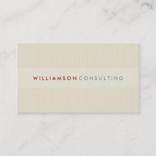 CARTE DE VISITE MASCULINE :: simple pinstripe 3D 1