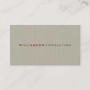 CARTE DE VISITE MASCULINE :: simple pinstripe 9