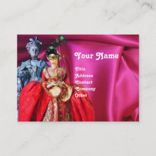 CARTE DE VISITE MASQUERADE MASQUÉRADE DE PUPPETS ITALIENS ANTIQUE,