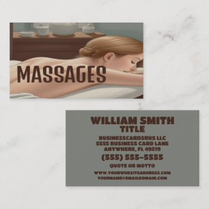 Carte De Visite Massage