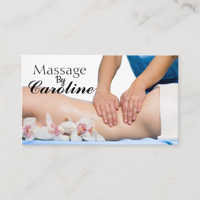 Carte De Visite Massage (Devant)