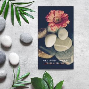 Carte De Visite Massage Aromathérapie Salon E S T E T I C I A N