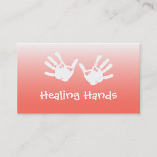Carte De Visite Massage curatif de mains - Reiki