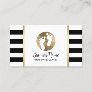 Carte De Visite Massage des pieds Podiatre Praticien Spa moderne