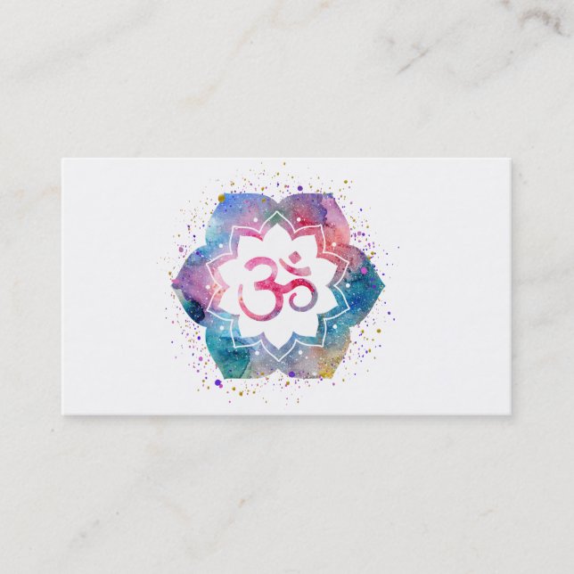 Carte De Visite Massage Mindfullness de Reiki de professeur de (Devant)