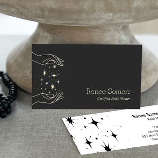 Carte De Visite Massage moderne Reiki Master Energie