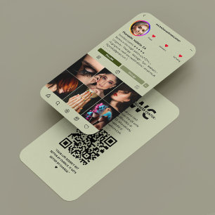 Carte De Visite Massage Spa Wellness Sage Moderne IG