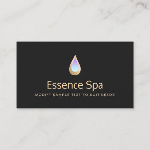 Carte De Visite Massage Thérapie Spa d'aromathérapie