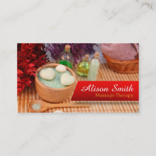 Carte De Visite Massage Therapy/Spa/Health