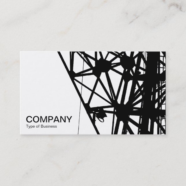 Carte De Visite Mât radio - Blanc (Devant)