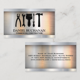 Carte De Visite Matériel Outils de menuiserie