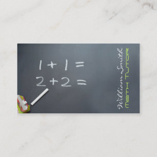 Carte De Visite Math tuteur