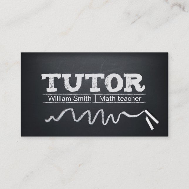 Carte De Visite Math Tuteur/Any Tuteur (Devant)